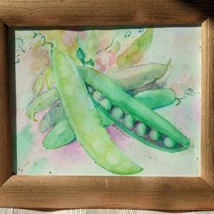 Original watercolor in frame